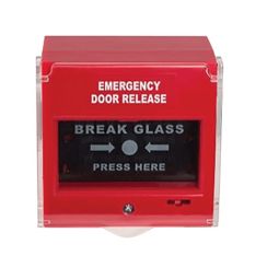Locknetics, EGB-100-R Emergency Door Release Station, Red
